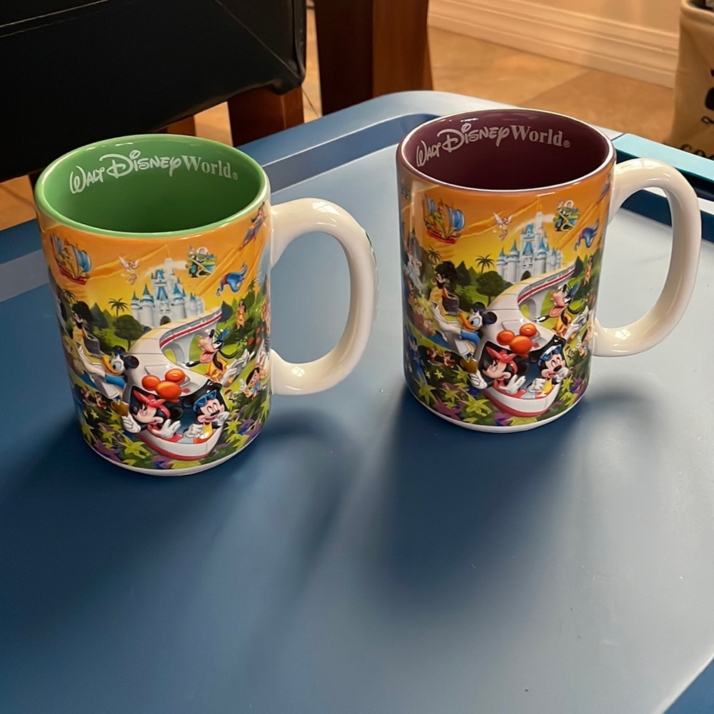 Disney World Grandma & Grandpa Coffee Mug Set☕️
